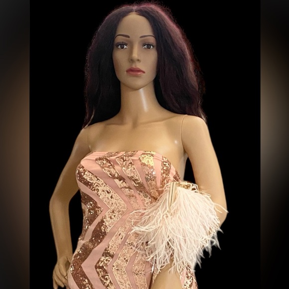 RARE Kate Spade Belle Elliana feather clutch - Picture 14 of 14